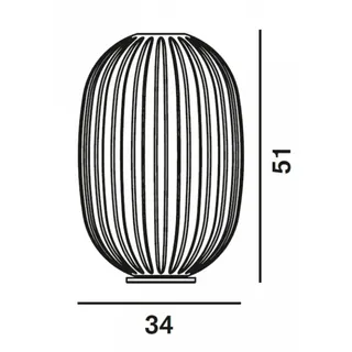 Tischlampen Foscarini, Grau, für Wohnzimmer, Kunststoff - 34 - 51