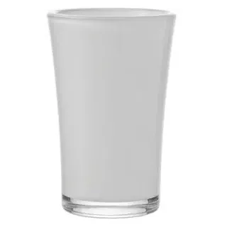 LEONARDO Vase Bloom 21 cm Glas Weiß