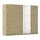 261 x 210 x 59 cm Beige/Braun