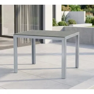 Gardissimo Soul Gartentisch 100 x 70 x  cm Silber/Grau