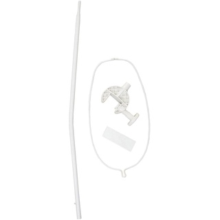 Himmelstange ROBA "Hochstahlprofil (0294)" Gardinenstangen Gr. L: 72 cm, weiß Kinder Gardinenstange Zubehör für Babybetten Gardinenstangen