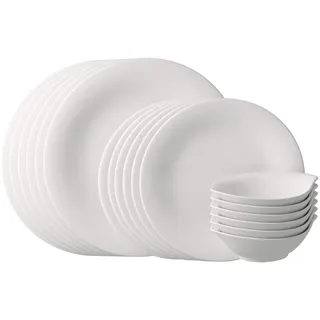 Vivo Villeroy & Boch Group Essential White Frühstücks-Set 18-tlg. weiß