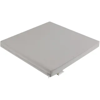 7even In & Outdoor Lounge Kissen 60cm Silber-Grau/Wasserfestes Kissen 60 x 60 x 5 cm