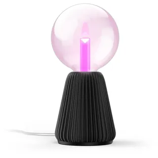 Philips Hue Lightguide 3D-gedruckte Tischlampe (Schwarz) | Inkl. Hue Lightguide Globe Lampe (G125) - E27 - Weiß/Farbe - Hue White and Color Ambiance