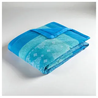 Plaid Plaid Kerala B1 von Bassetti 135 x 190 cm, Bassetti blau