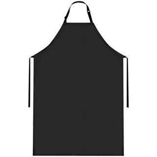Wasserdichte Schürze aus 320 g/m2 Polyester Schwarz