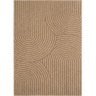 KADIMA DESIGN ARLBERG Juteteppich 140 x 200 cm Beige