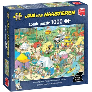 JUMBO Spiele Jan Van Haasteren - Camping im Wald