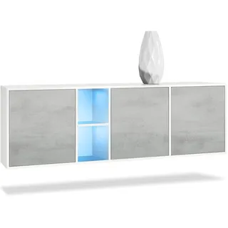 SIDEBOARD Cuba Türen in Beton Oxid Optik
