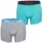 Happy Shorts Set Türkis Grau L