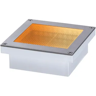 Paulmann Bodeneinbauleuchte Edelstahl 100x100mm 1W 18lm inkl. dimmbar insektenfreundlich silber