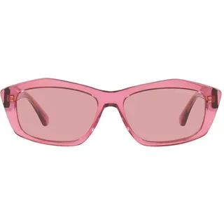 Emporio Armani Damen 0EA4187 Sonnenbrille, Transparent Pink/Hellviolett, 70 - 70
