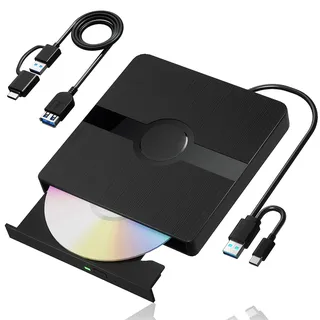 Externes Blu-Ray-Laufwerk, DVD/CD/BD Laufwerk mit Verlängerungsdatenkabel