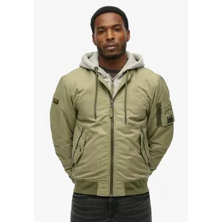 Superdry Military Ma1 Bomberjacke - Washed Olive Green - L