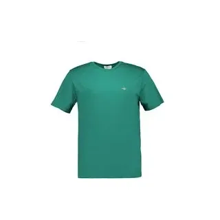 Gant Herren T-Shirt grün Baumwolle, grün, Frühjahr/Sommer 2026