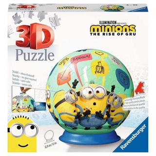 Ravensburger 3D-Puzzle »72 Teile Ravensburger 3D Puzzle Ball Minions 11179«, 72 Puzzleteile