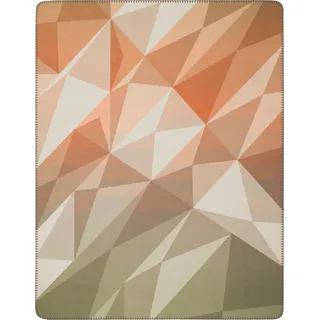 Biederlack Shadeflow Kuscheldecke 150 x 200 cm Beige/Grün/Orange