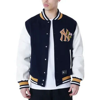 New Era Mlb Floral New York Yankees Bomberjacke - Navy - M