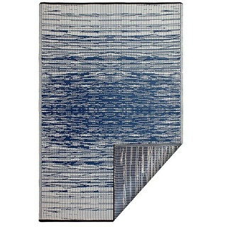 Outdoor-Teppich Brooklyn  (Blau/Weiß, 240 x 150 cm, 100 % Polypropylen)