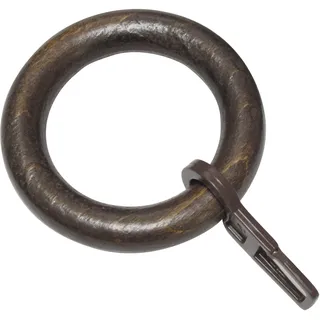 GARDINIA Gardinenringe Lugano für Ø 28 mm Kolonial 10-er Pack