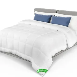 VOUNOT VOUNOT® Bettdecke 220x240 cm, 4 Jahreszeiten Daunendecke 300GSM Füllung,