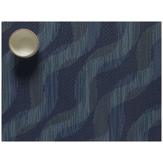Platzset, »Chilewich - Twist Tischset, Ocean, 36 x 48 cm,«, Chilewich, (Packung) blau