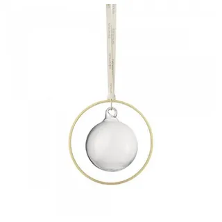BLOMUS Kitai Christbaumkugeln, klar, 4 St.