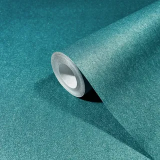 Marburg Vliestapete Uni Metalloptik Modern 10,05 m x 0,7 m Blau