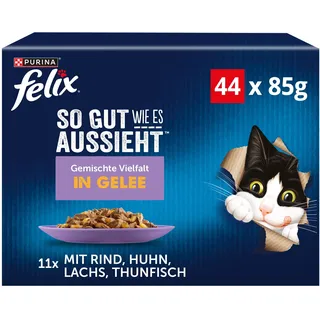 FELIX So gut wie es aussieht in Gelee Sorten-Mix 44 x 85 g
