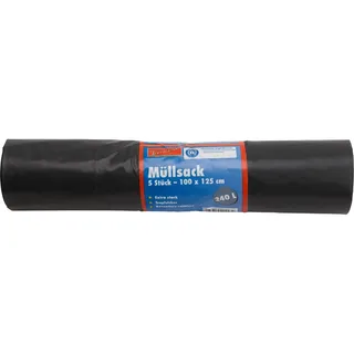 Trendline Müllsäcke 240 l Abfallbeutel 5 Stück Mülltüten Müllbeutel