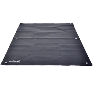 Winnerwell Hitzeschutzmatte 150 x 98 cm, Funkenschutzmatte aus Glasfaser mit Silikonbeschichtung, hitzebeständig bis 250 °C, Ofenunterlage für Zeltofen, Camping, Tipi, Shelter