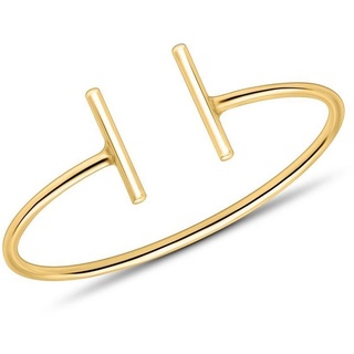 Unique Goldring Stäbchen-Ring für Damen aus 375er Gold von Unique (Größe: 48mm) goldfarben 48