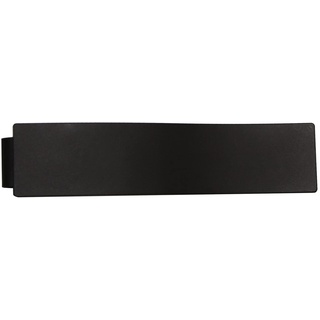 GARDINIA Raffspange Indira mit Magnetverschluss, Vorhang-Raffhalter für Vorhänge oder Stoffe, 13 x 3 cm, Metall, Schwarz