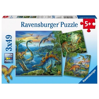 Ravensburger Verlag Puzzle - Puzzle Faszination Dinosaurier 3x49-teilig