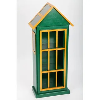 point-home Design-Schrank "Haus-Design", Regal aus Hoz, Retro, grün, 85cm