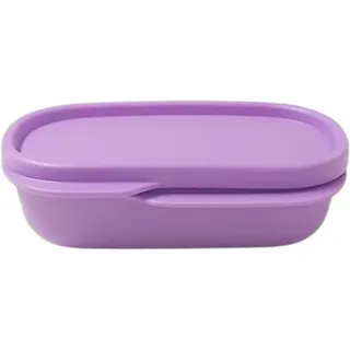Tupperware Original To Go Clevere Pause Mini 120 ml – Eco+ Snackbox Brotdose mit Trennwand lila – Lunchbox für Schule, Kindergarten & unterwegs