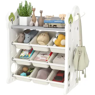 aiyaplay Kinderregal Aiyaplay 77 x 42 x 94 cm Kunststoff weiß