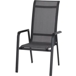 Siena Garden Tesoro Stapelsessel 62,5 x 73 x 111 cm anthrazit N40075