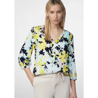 Comma, Bluse, blau|mehrfarbig, 36