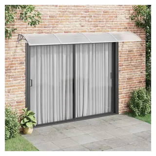 vidaXL Türvordach 350 x 100 cm grau