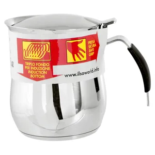 ILSA Omnia Kaffeemaschine zum Servieren, Edelstahl, Silber, für 8 Tassen