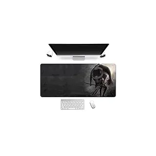 Mauspad One Piece Gaming Mauspad, 900 x 400 mm, 3mm Vernähte Kanten, rutschfest Anime Mousepad, mit Einer speziellen Oberfläche verbessert Geschwindigkeit und Präzision, D
