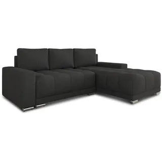 Sofnet Eckcouch 5-Sitzer Schwarz