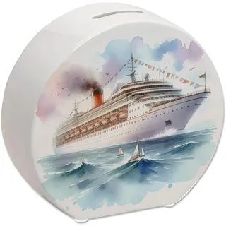 Kreuzer für die nächste Kreuzfahrt Spardose Ideale Schiff-Spardose für hohe See Ozean Reisen Kreuzfahrtschiff Abenteuer auf dem Wasser