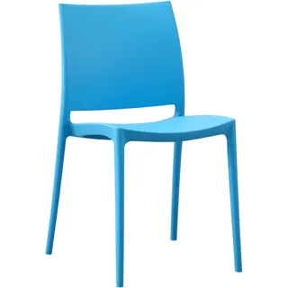 CLP Meton Gartenstuhl 81 x 42 x 49 cm blau 1 St.