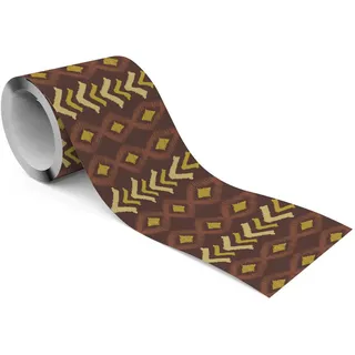 Muralo Tapetenbordüre, Beige, Braun, Papier, Ethno, Rechteckig, 10x300x300 cm, Tapeten, Wandverkleidungen, Wandtattoos - Sticker