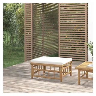 vidaXL Gartenhocker 65 x 30 x 30 cm cremeweiß 5 St.