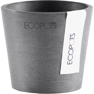 ECOPOTS Blumentopf AMSTERDAM Mini Grey, BxTxH: 8x8x7 cm grau
