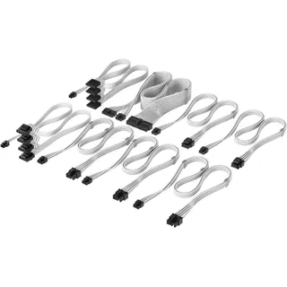 CORSAIR Elite Premium Pro-Kit Typ 4-Netzteilkabeln – Weiß
