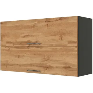 Held Hochschrank Sorrento 100 x 57 x 34 cm Wotan-Eiche-Grafit